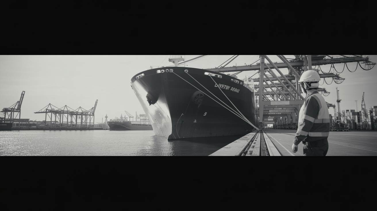 Maritime vessel inspection at Barcelona port